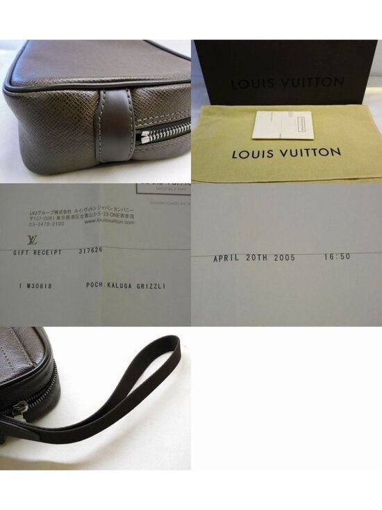 Louis Vuitton Taiga Calga Strap Clutch - Picture 5 of 5